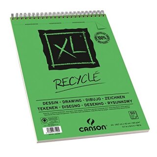 CANSON Skizzen und Studienblock "XL RECYCLED" DIN A3 50 Blatt