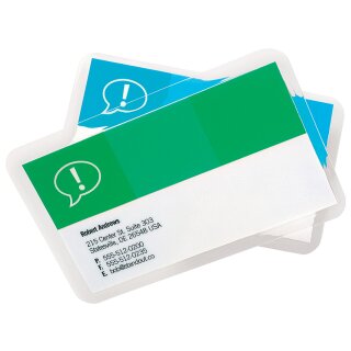GBC Laminierfolientasche CardPouch 64 x 108 mm 250 mic 100 Stück