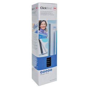 GBC Plastikbinderücken ClickBind DIN A4 16 mm schwarz 50 Stück