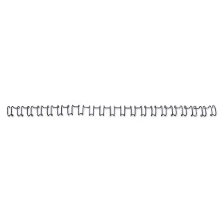 GBC Drahtbinderücken WireBind A4 21 Ringe 10 mm schwarz 100 Stück
