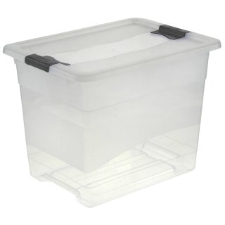 keeeper Aufbewahrungsbox "cornelia" 24 Liter transparent