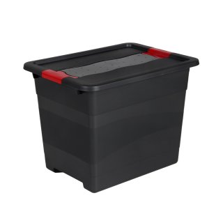 keeeper Aufbewahrungsbox "eckhart" 24 Liter graphite/rot