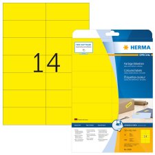 HERMA Universal Etiketten SPECIAL 105 x 42,3 mm gelb 280...