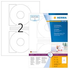 HERMA CD/DVD Etiketten SPECIAL Durchmesser: 116 mm...