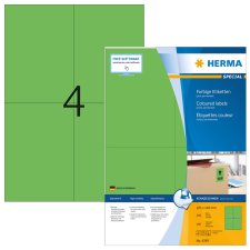 HERMA Universal Etiketten SPECIAL 105 x 148 mm grün...