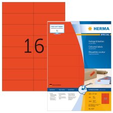 HERMA Universal Etiketten SPECIAL 105 x 37 mm rot 1.600...