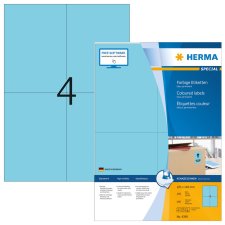 HERMA Universal Etiketten SPECIAL 105 x 148 mm blau 400...
