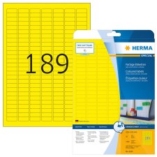 HERMA Universal Etiketten SPECIAL 25,4 x 10 mm gelb 3.780...