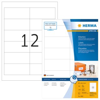 HERMA Inkjet Etiketten SPECIAL 97,0 x 42,3 mm weiß 1.200 Etiketten