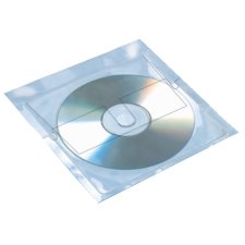 HERMA Selbstklebetasche für 1 CD/DVD aus PP transparent 10 Stück