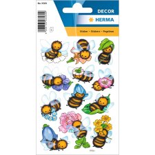 HERMA Sticker DECOR "Lustige Bienen" 36...