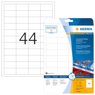 HERMA Folien Etiketten SPECIAL 48,3 x 25,4 mm weiß 1.100 Etiketten