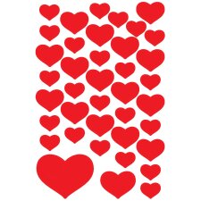 HERMA Sticker DECOR "Kleine Herzen" 3 Blatt...
