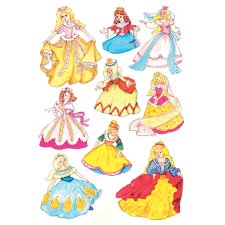 HERMA Sticker DECOR "Prinzessinen" 3 Blatt...