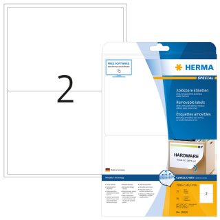 HERMA Universal Etiketten SPECIAL 199,6 x 143,5 mm weiß 50 Etiketten