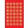 HERMA Weihnachts Sticker DECOR "Sterne" gold mit Ziffern 3 Blatt à 35 Sticker