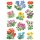 HERMA Sticker DECOR "Gebirgsblumen" 3 Blatt à 12 Sticker