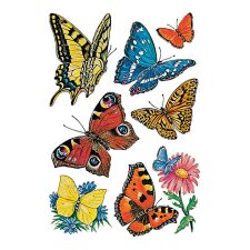 HERMA Sticker DECOR "Schmetterlinge" 3 Blatt...
