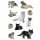 HERMA Sticker DECOR "Katzenfotos" 3 Blatt à 10 Sticker