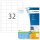 HERMA Universal Etiketten PREMIUM 48,3 x 33,8 mm weiß 320 Etiketten