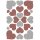 HERMA Sticker MAGIC "Herzen rot & silber" Glittery 1 Blatt à 22 Sticker