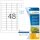 HERMA Folien Etiketten SPECIAL 45,7 x 21,2 mm transparent 1.200 Etiketten