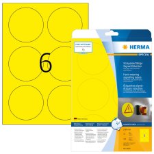 HERMA Signal Etiketten SPECIAL Durchmesser: 85 mm gelb...