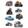 HERMA Sticker DECOR "American Cars" 3 Blatt à 8 Sticker