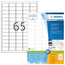 HERMA Adress Etiketten 38,1 x 21,2 mm weiß 6.500...