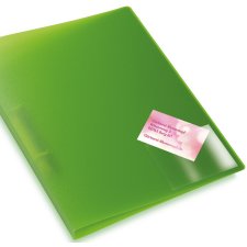 HERMA Visitenkarten Selbstklebetaschen 95 x 60 mm aus PP transparent 24 Stück