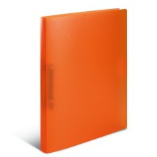 HERMA Ringbuch DIN A4 2-Ring Mechanik orange transluzent