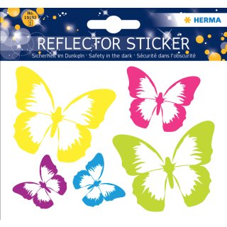 HERMA Reflektorsticker "Schmetterling" 1 Blatt à 5 Sticker