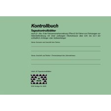 RNK Verlag Kontrollbuch DIN A5 quer 32 Blatt