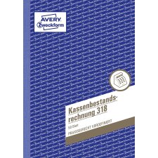 AVERY Zweckform Formularbuch "Kassenbericht...