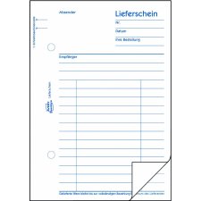 AVERY Zweckform Formularbuch "Lieferschein" DIN A6 2 x 50 Blatt