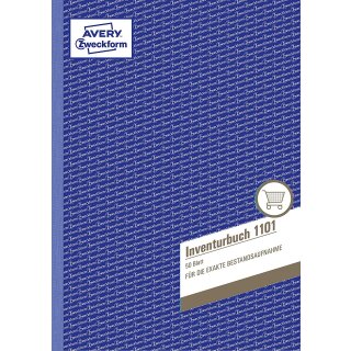 AVERY Zweckform Formularbuch "Inventurbuch" DIN A4 50 Blatt