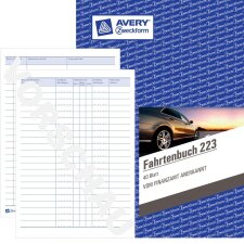 AVERY Zweckform Formularbuch "Fahrtenbuch" A5...