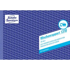 AVERY Zweckform Formularbuch "Wochenrapport"...