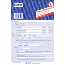 AVERY Zweckform Vordruck "Einheitsmietvertrag" 4 seitig A4 (Preis pro Stück)