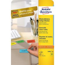 AVERY Zweckform Mini Etiketten 45,7 x 21,2 mm gelb 960 Etiketten