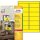 AVERY Zweckform Folien Etiketten 99,1 x 42,3 mm gelb 240 Etiketten