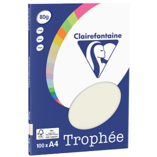 Clairalfa Universal Papier Trophée A4 80 g/qm Pastell Farben 100 Blatt