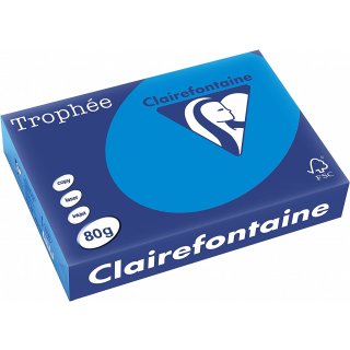 Clairalfa Multifunktionspapier Trophée A4 80 g/qm türkis blau 500 Blatt