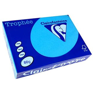 Clairefontaine Multifunktionspapier Trophée A4 80 g royalblau 500 Blatt
