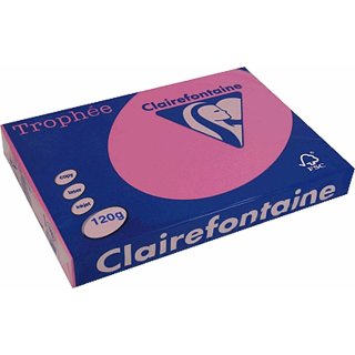 Clairalfa Universal Papier Trophée A4 120 g/qm eosin 250 Blatt