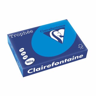 Clairalfa Multifunktionspapier Trophée A4 160 g/qm karibikblau 250 Blatt