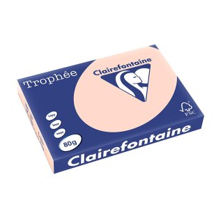 Clairefontaine Multifunktionspapier Trophée A3 80 g/qm lachs 500 Blatt