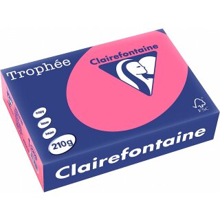 Clairefontaine Multifunktionspapier Trophée A4 210 g/qm eosin 250 Blatt