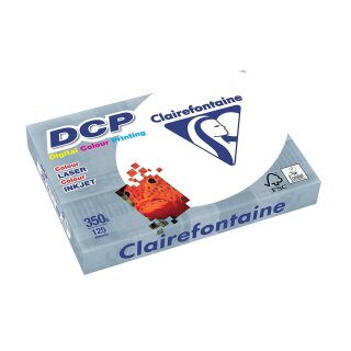 Clairefontaine Multifunktionspapier DCP DIN A4 350 g/qm weiß 125 Blatt