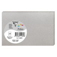 Pollen by Clairefontaine Karte 82 x 128 mm silber 210...